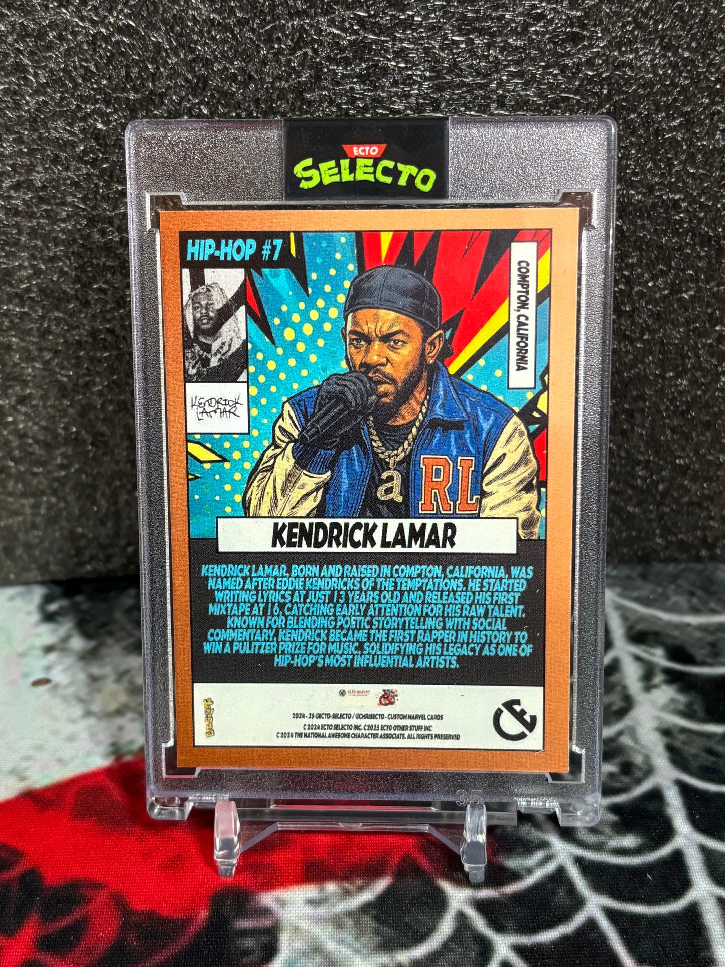 π€ Hip-Hop Marvels #7 β Kendrick Lamar Custom Card