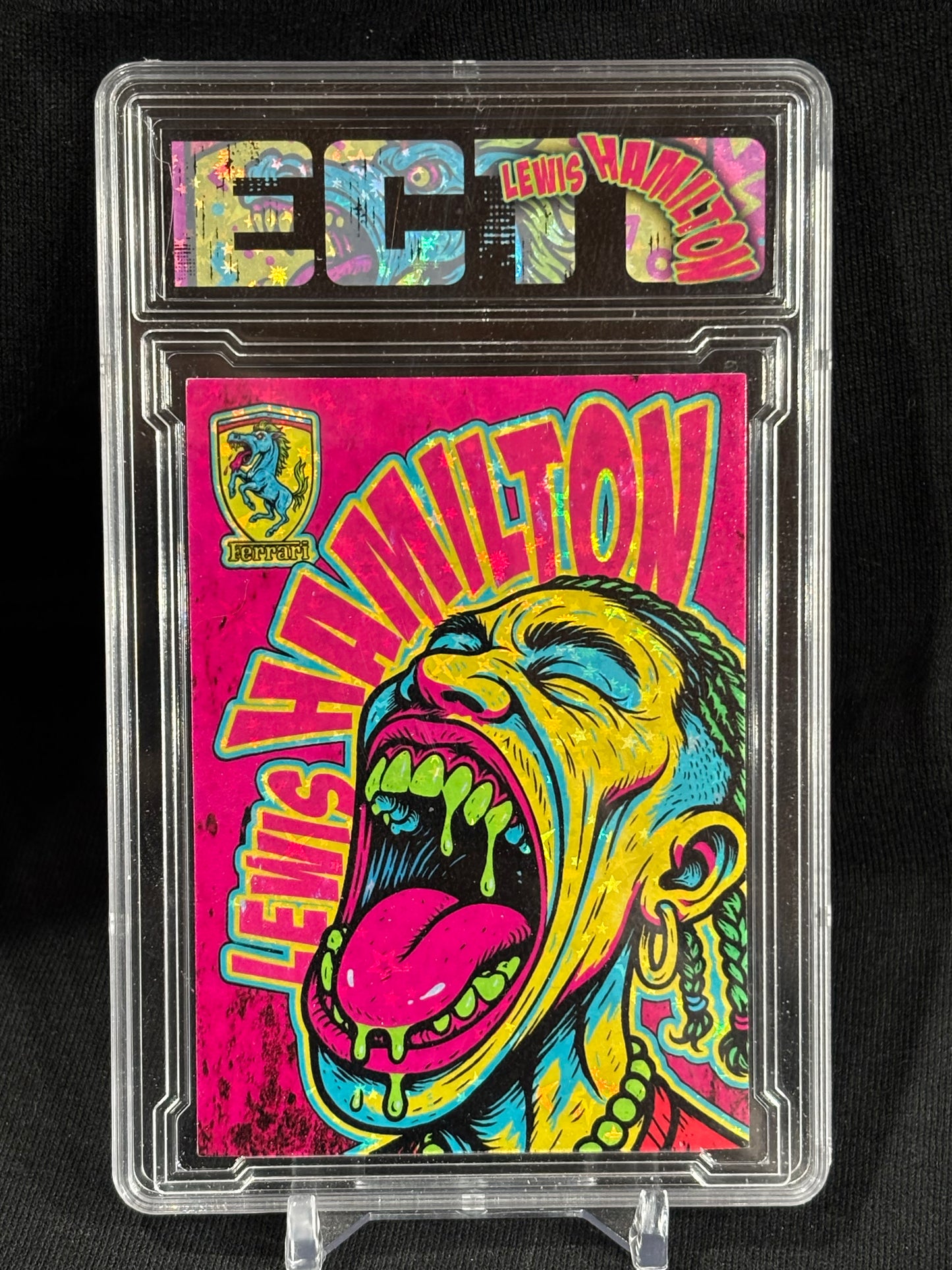 Lewis Hamilton – “Trash Pop Icons” 1/1 Set (4 Unique Color Variations) – (Ecto Custom Card & 8x10s)