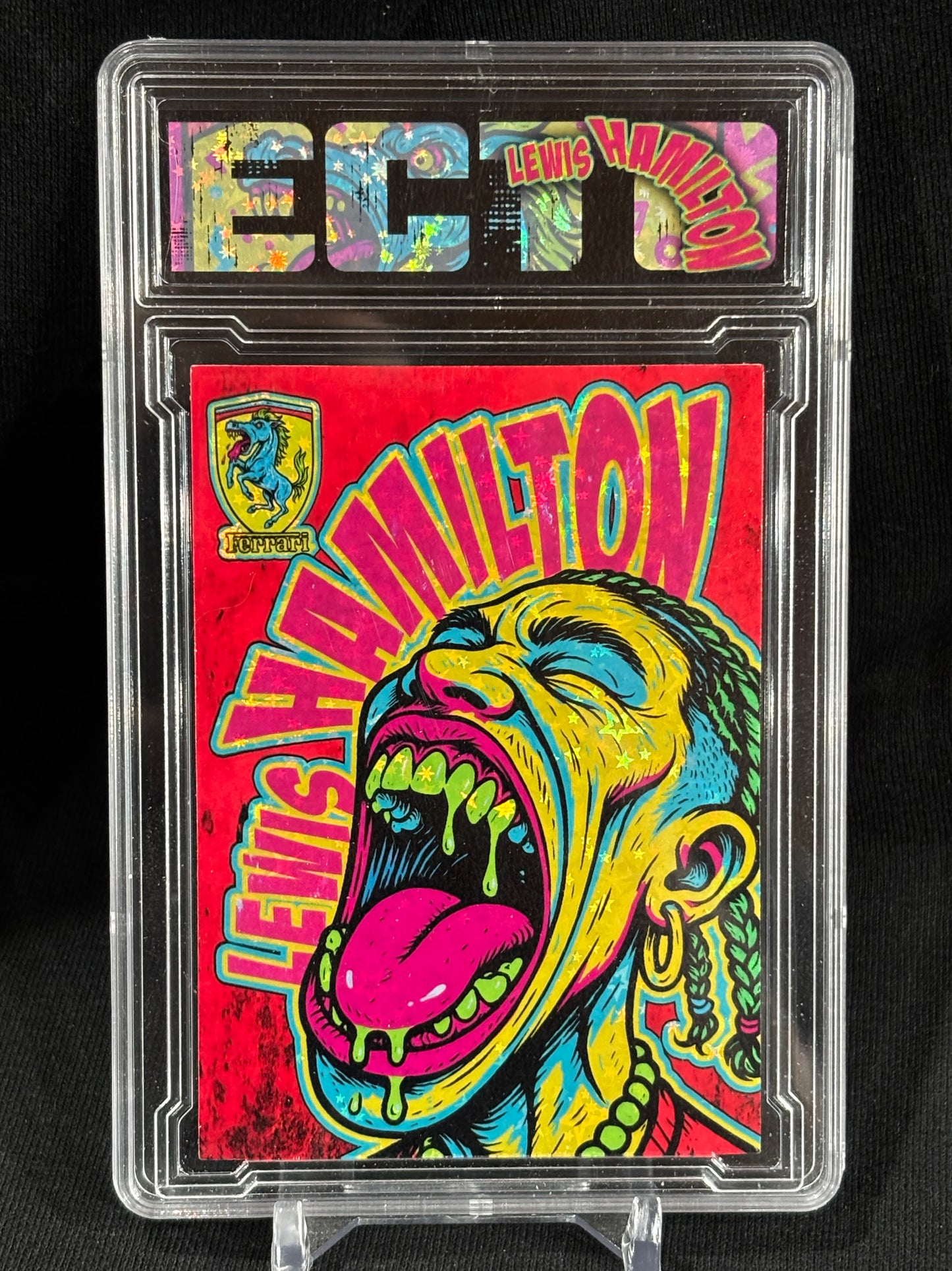 Lewis Hamilton – “Trash Pop Icons” 1/1 Set (4 Unique Color Variations) – (Ecto Custom Card & 8x10s)