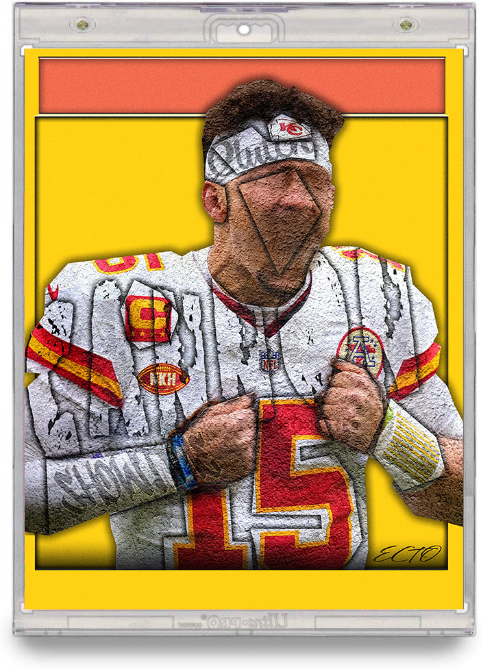 Patrick Mahomes – "Showtime" (8x10 Stonecut Icon Print)