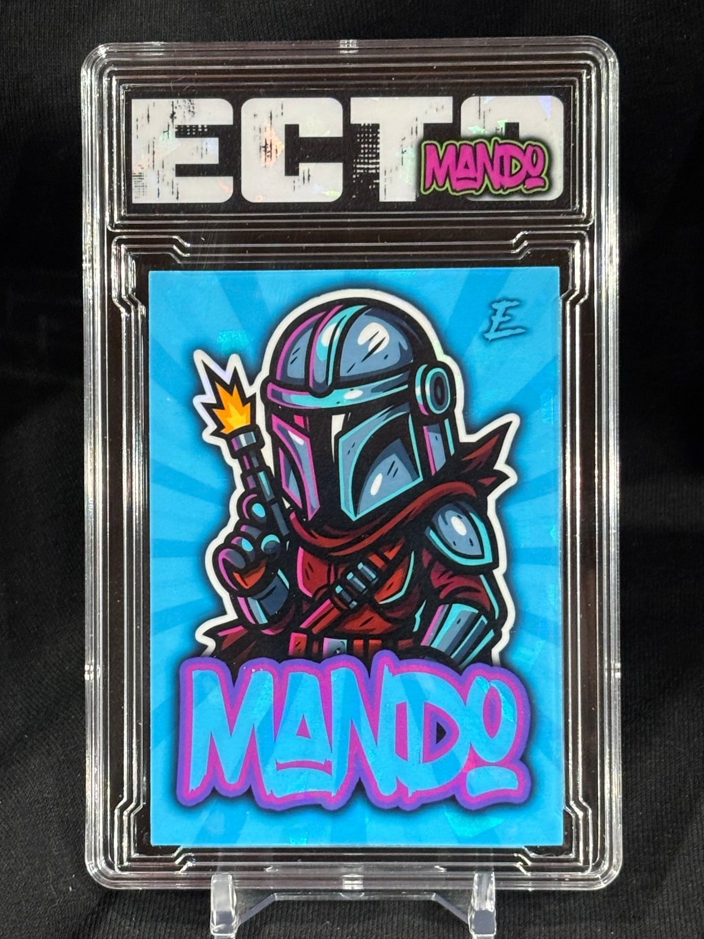 Mando – Custom Graffiti Variant Card (1/1 – Choose Your Color) – (Ecto Selecto Exclusive)