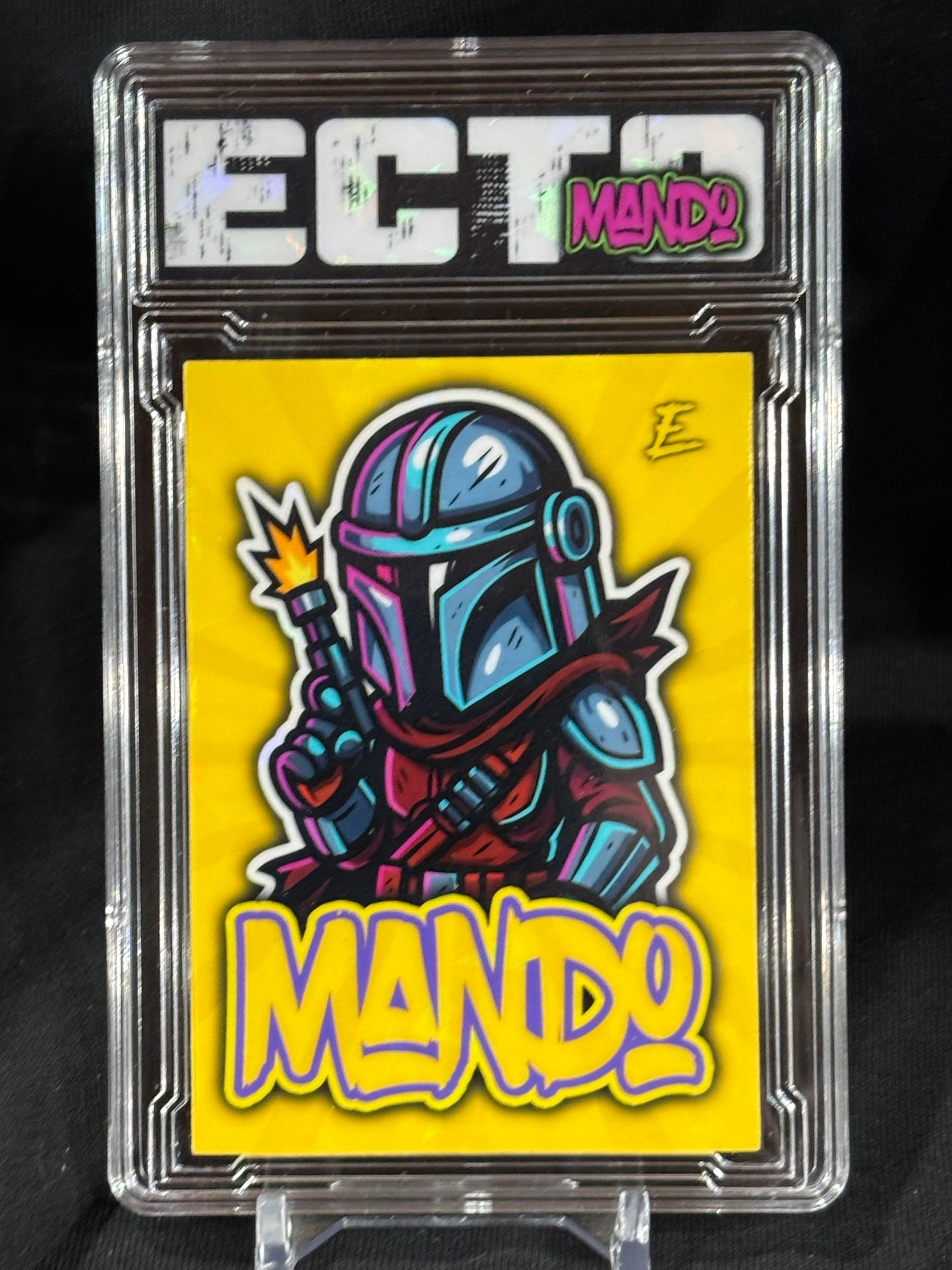 Mando – Custom Graffiti Variant Card (1/1 – Choose Your Color) – (Ecto Selecto Exclusive)