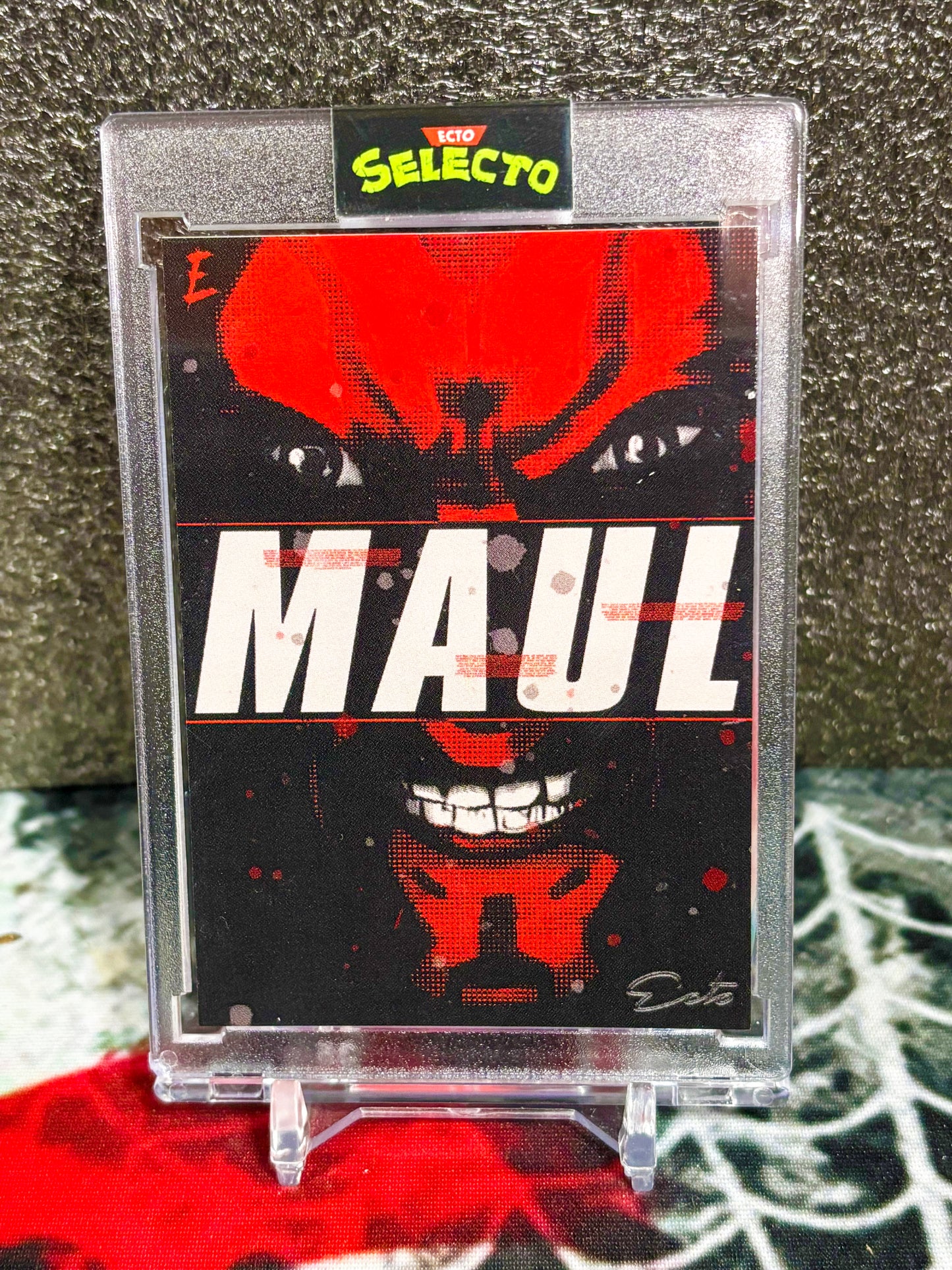 š“ MAUL ā Brutalist Micro Art Card by Ecto Selecto š„ Limited to 50