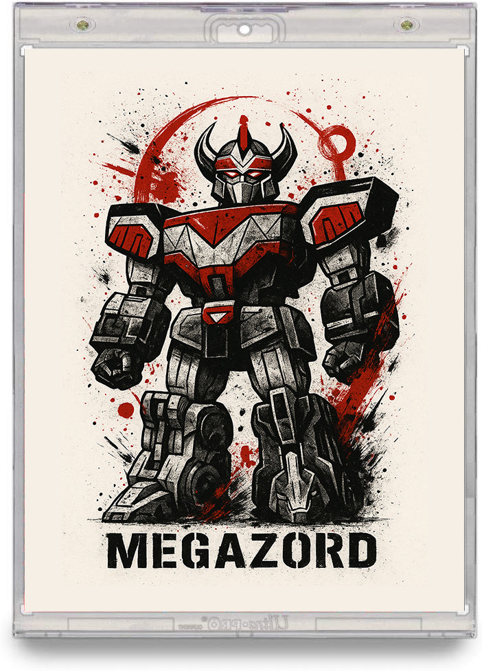Power Rangers Megazord – Custom 1/1 Trading Cards + 8x10 Prints