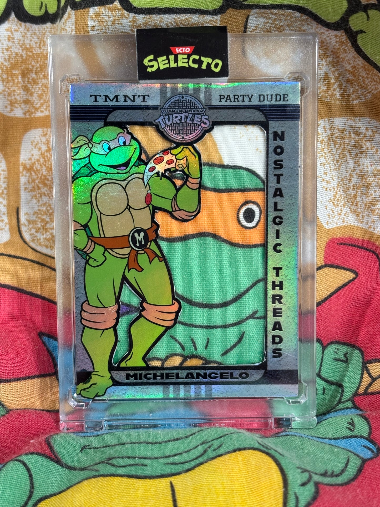 TMNT – "Nostalgic Threads" Relic Card Set – (Ecto Selecto 1/1 Relics)