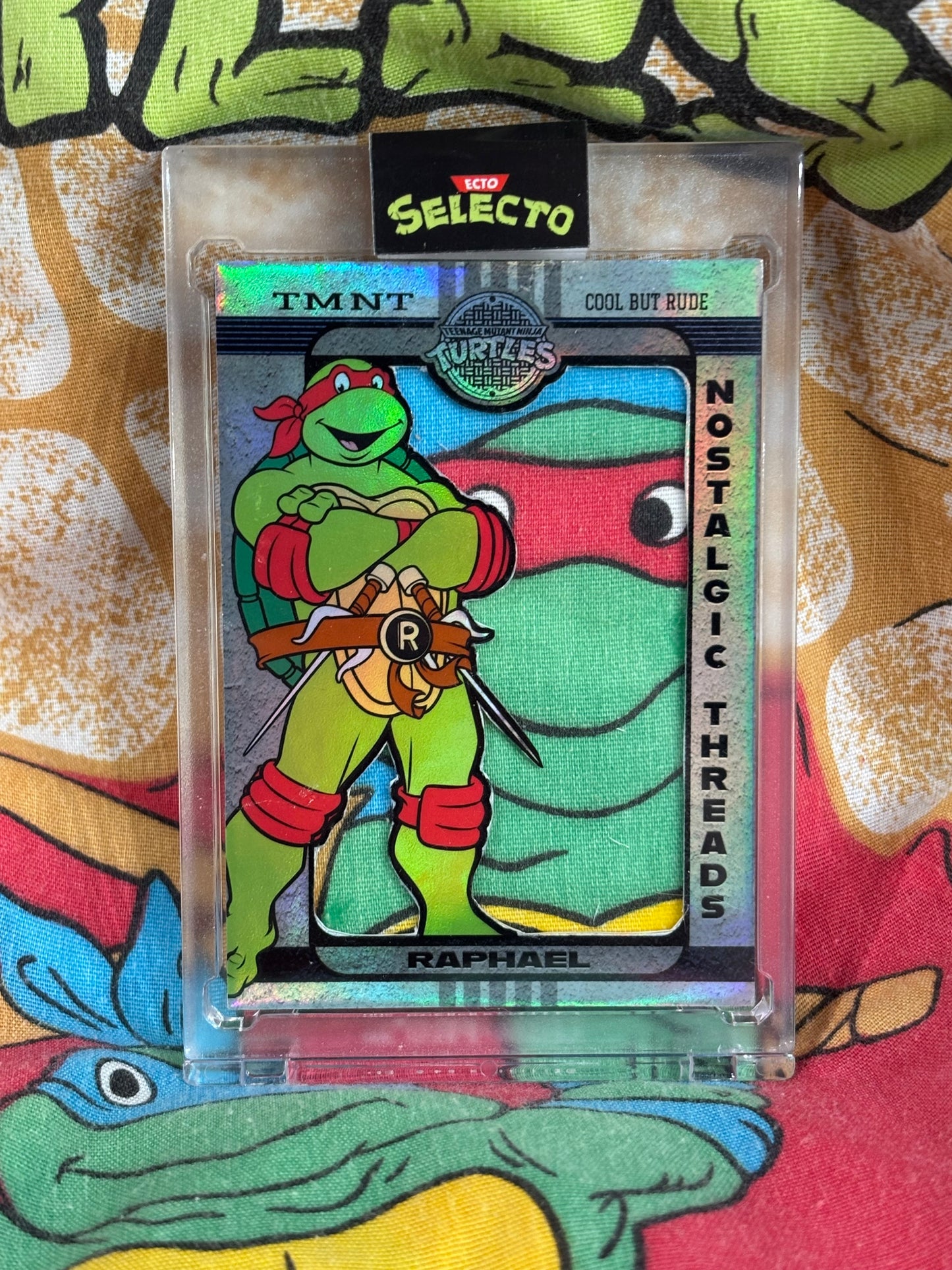 TMNT – "Nostalgic Threads" Relic Card Set – (Ecto Selecto 1/1 Relics)