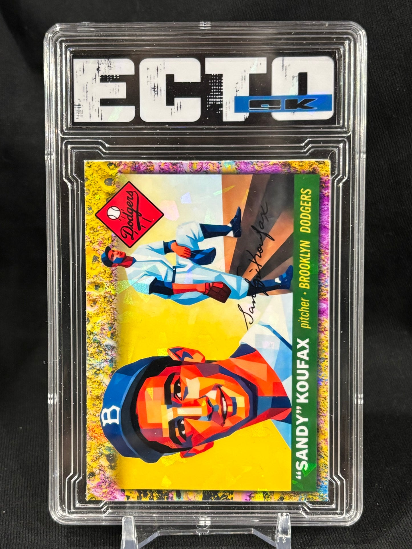 Sandy Koufax – “Geometric Greats” – (Ecto Selecto Custom Art Card)