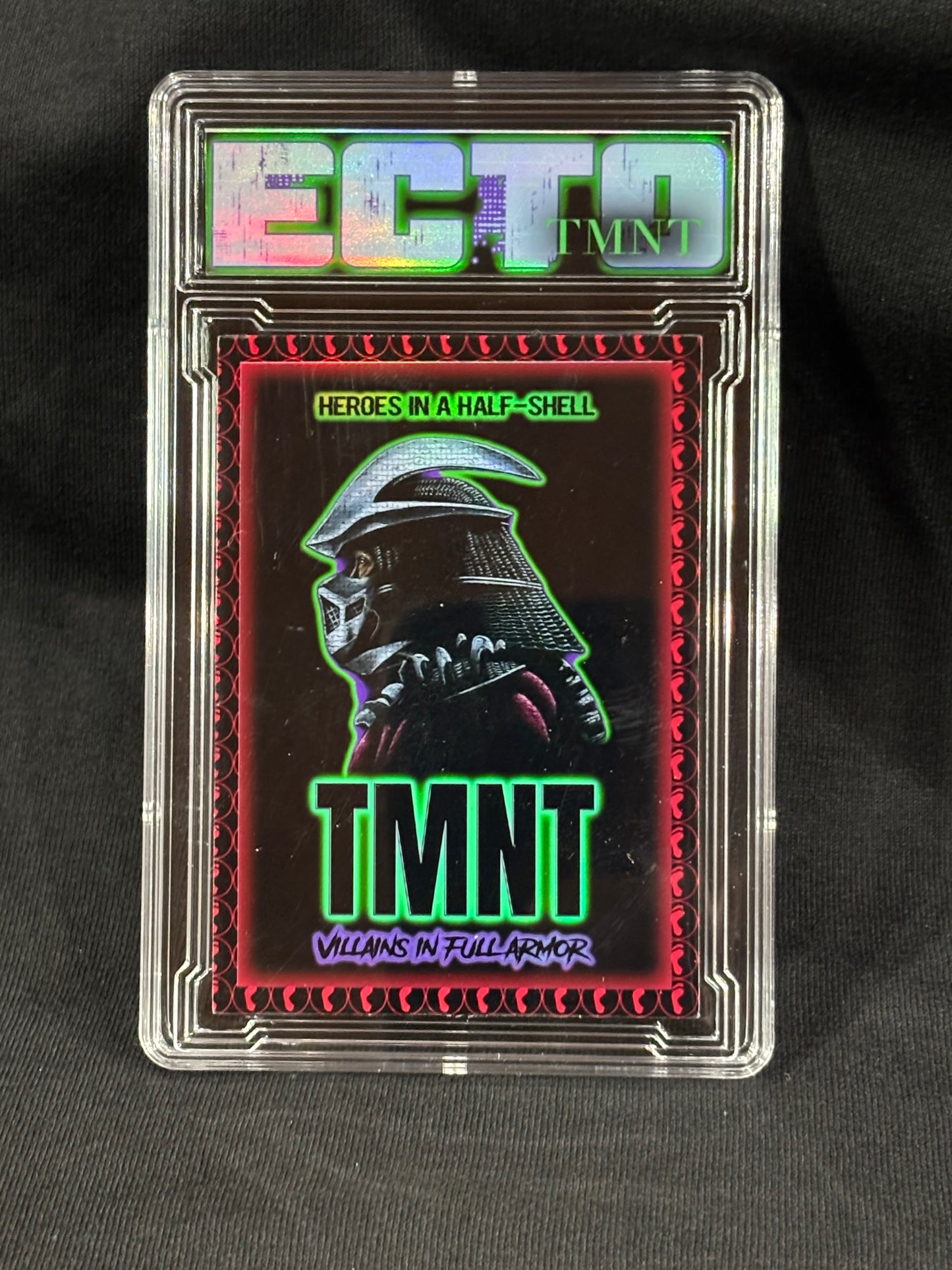 TMNT – Villains in Full Armor – VHS & Card Set (1/1 Headline + 6 Card Variations) – (Ecto Selecto Custom Collectible)