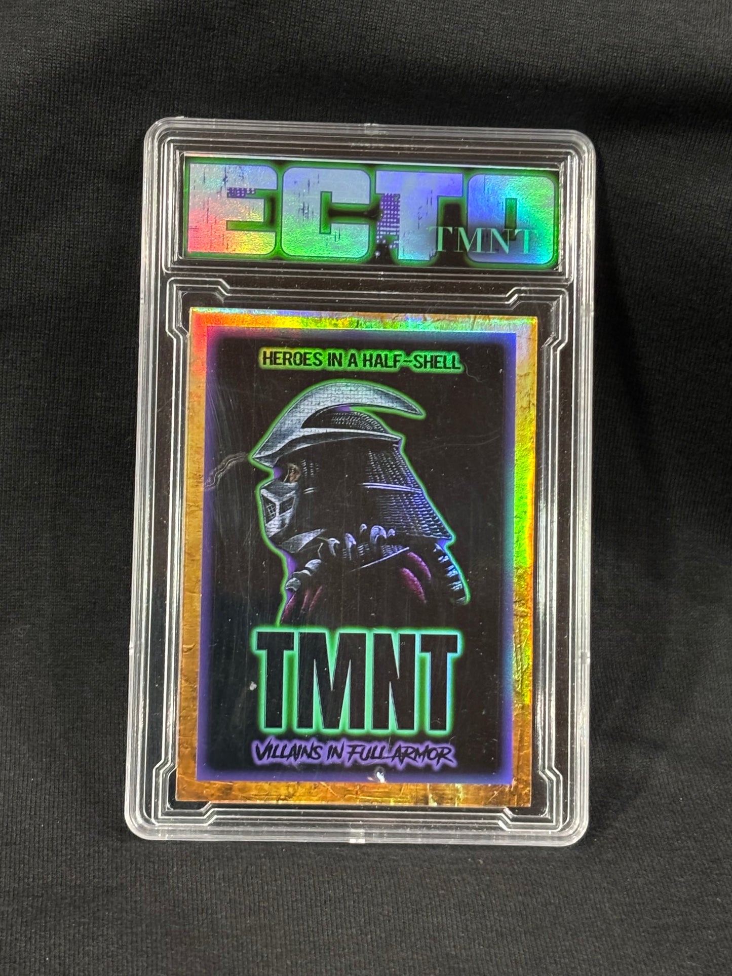 TMNT – Villains in Full Armor – VHS & Card Set (1/1 Headline + 6 Card Variations) – (Ecto Selecto Custom Collectible)