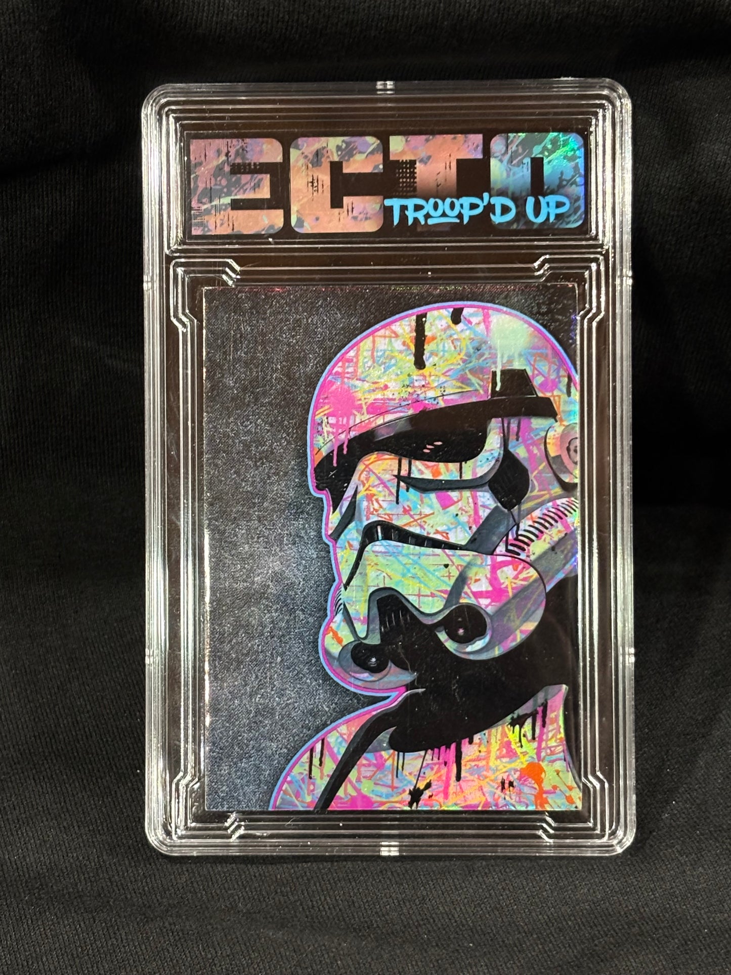 Troop’d Up – Stormtrooper Graffiti Card Set (1/1 Artist Proof + 4 Variations) – (Ecto Selecto Custom Slabbed Collectible)