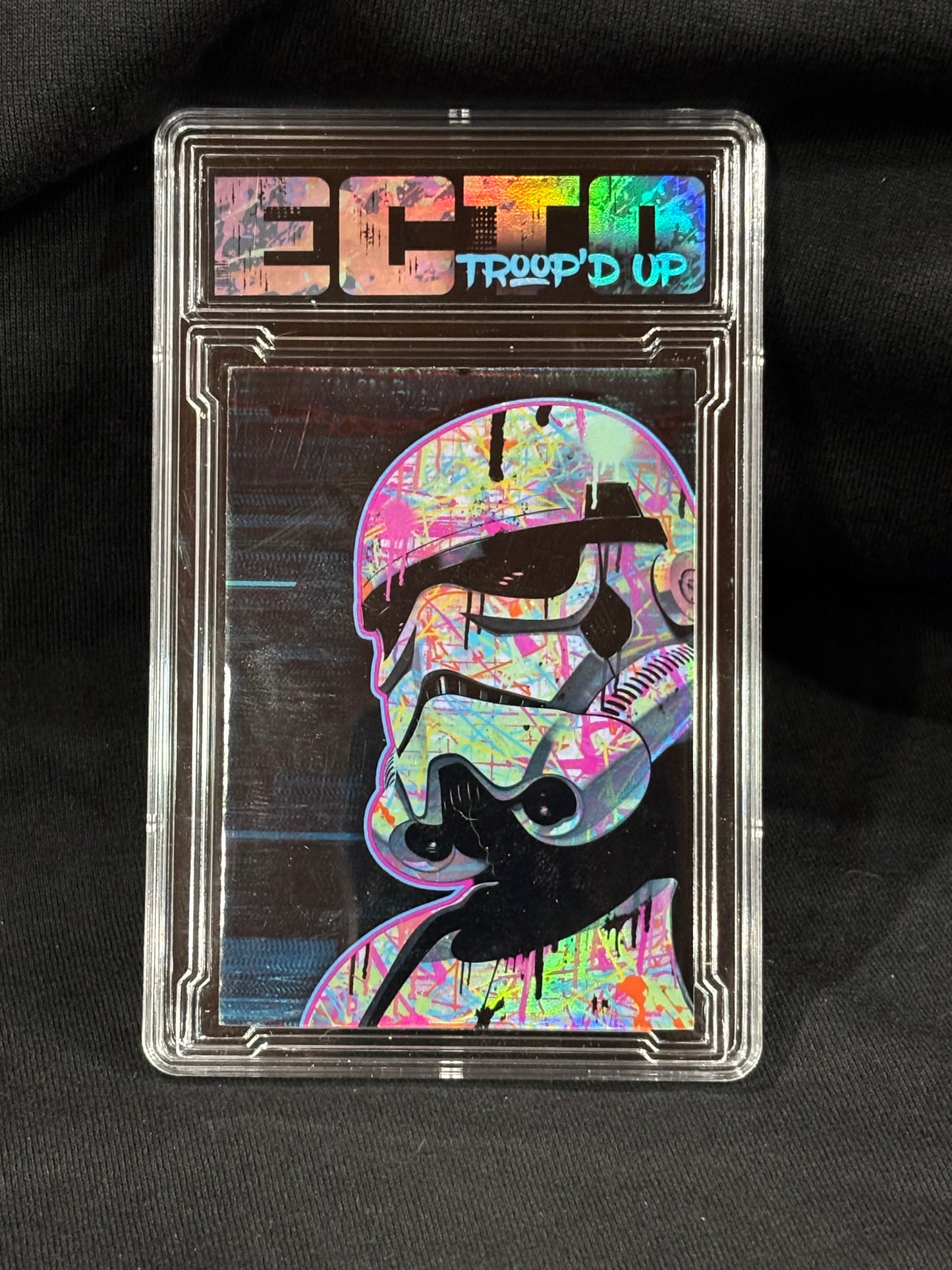 Troop’d Up – Stormtrooper Graffiti Card Set (1/1 Artist Proof + 4 Variations) – (Ecto Selecto Custom Slabbed Collectible)