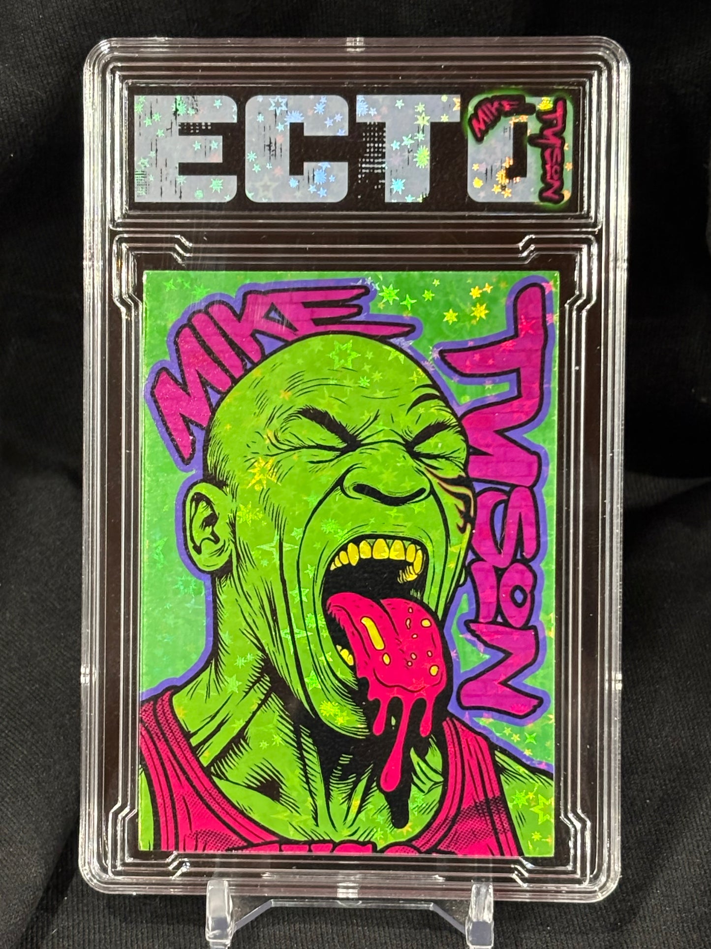 Mike Tyson – "Neon Acid Series" – (Trash Pop Icons 1/1 Card + 8x10 Print)