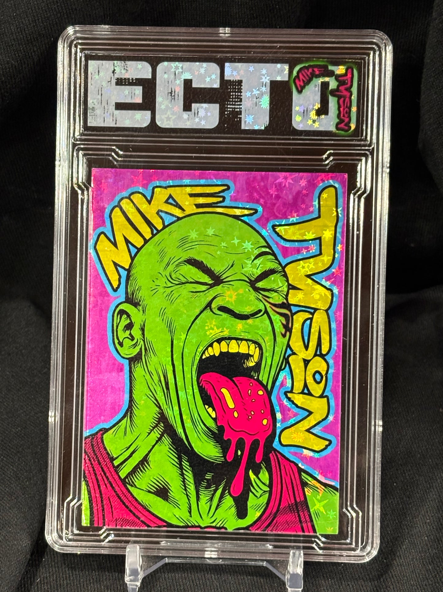 Mike Tyson – "Neon Acid Series" – (Trash Pop Icons 1/1 Card + 8x10 Print)