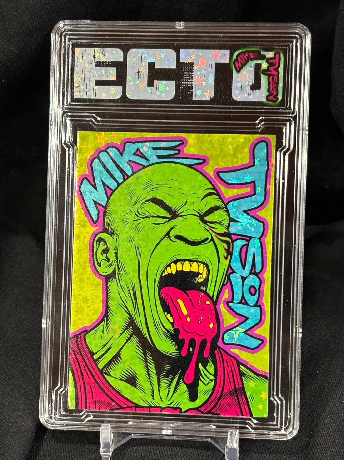 Mike Tyson – "Neon Acid Series" – (Trash Pop Icons 1/1 Card + 8x10 Print)