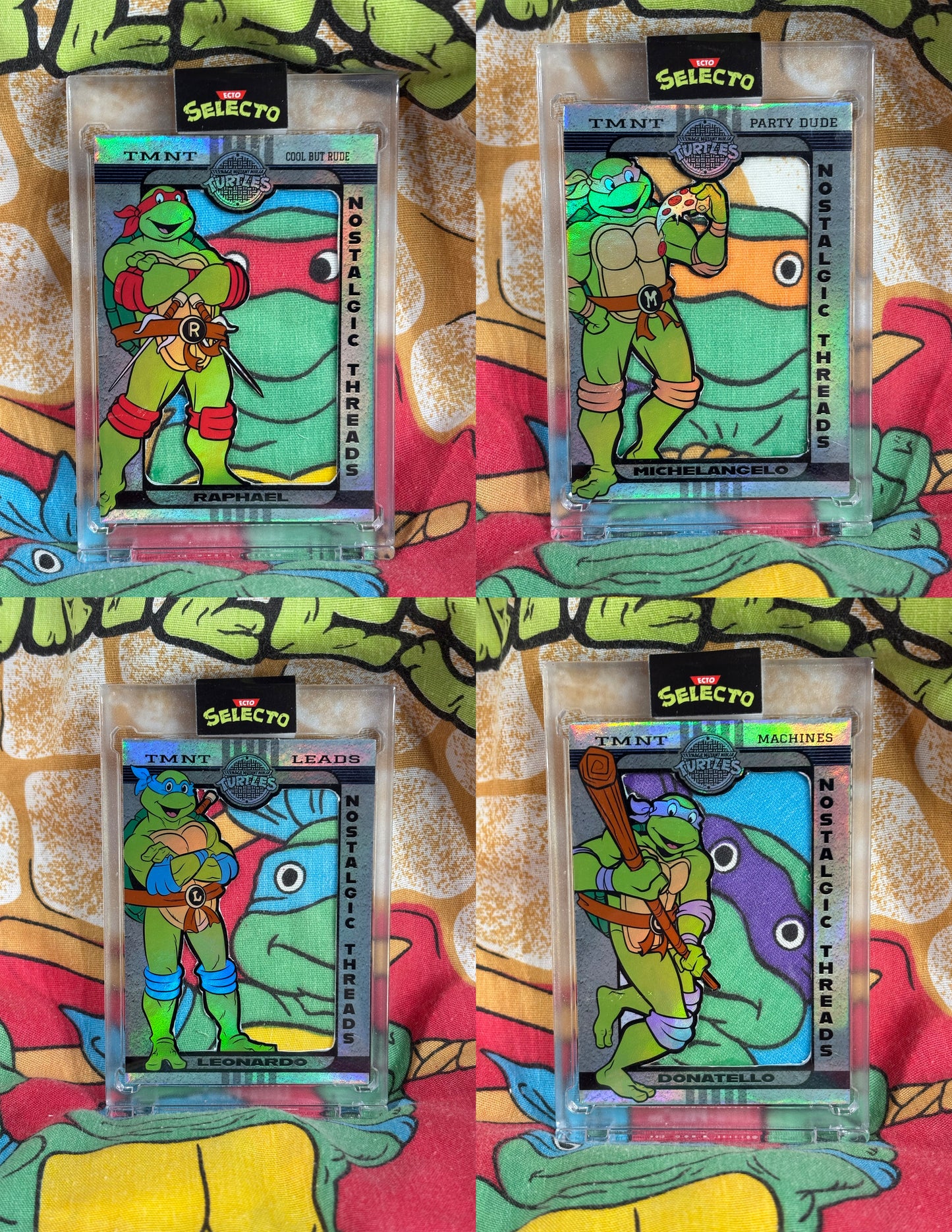 TMNT – "Nostalgic Threads" Relic Card Set – (Ecto Selecto 1/1 Relics)