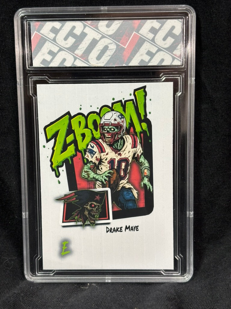 Drake Maye – Z-BOOM! Horror Insert 1/1 Custom Card (Pick Your Variant)