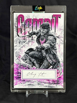 Channing Tatum – Gambit Cut Signature 1/1 – Deadpool & Wolverine (4x6 Ecto Selecto Art Card)