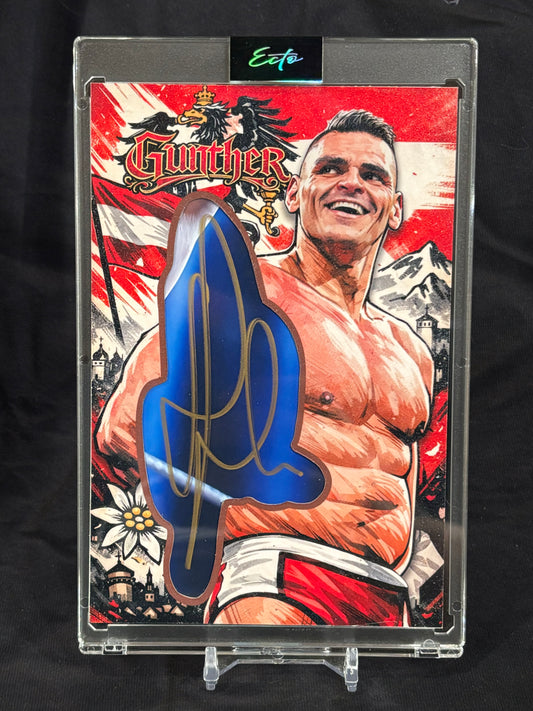 Gunther – Custom 4x6 Cut Signature Card – Ecto Selecto Art Card – 1/1