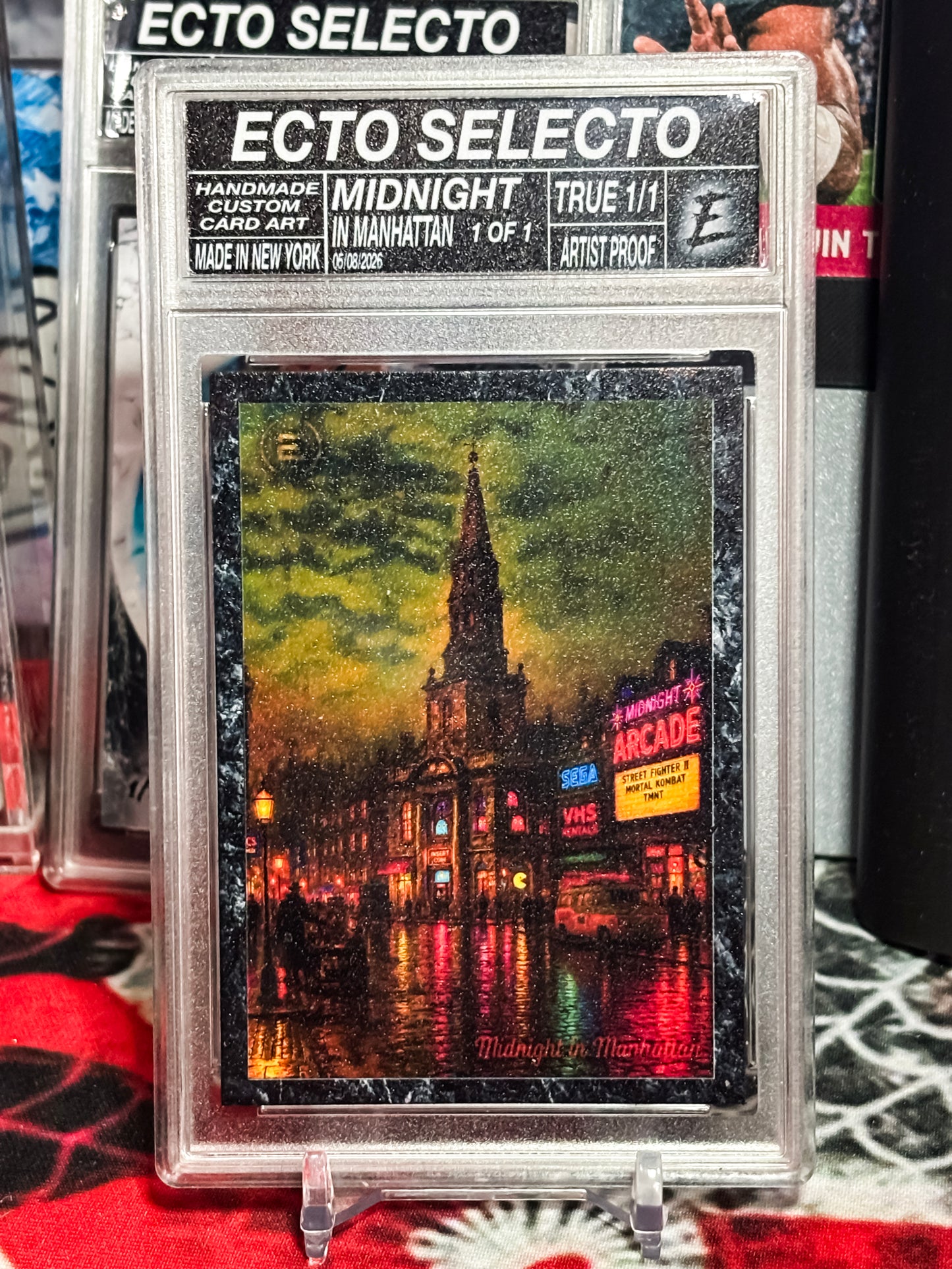 Midnight in Manhattan – “True 1/1” – (Ecto Selecto Handmade Custom Card Art)