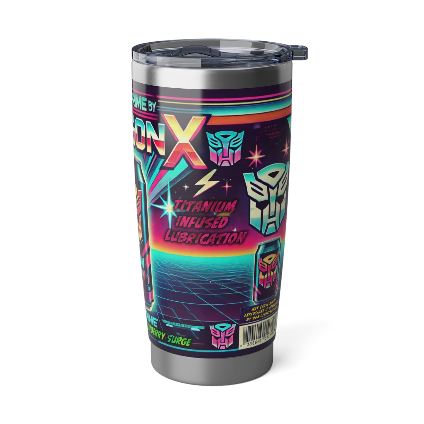Energon X Retro Tumbler - 80s Transformers-Inspired Drinkware!