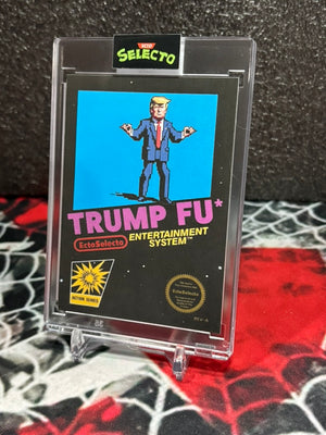 Donald Trump NES "Kung Fu" Parody Custom Trading Card – Limited Edition