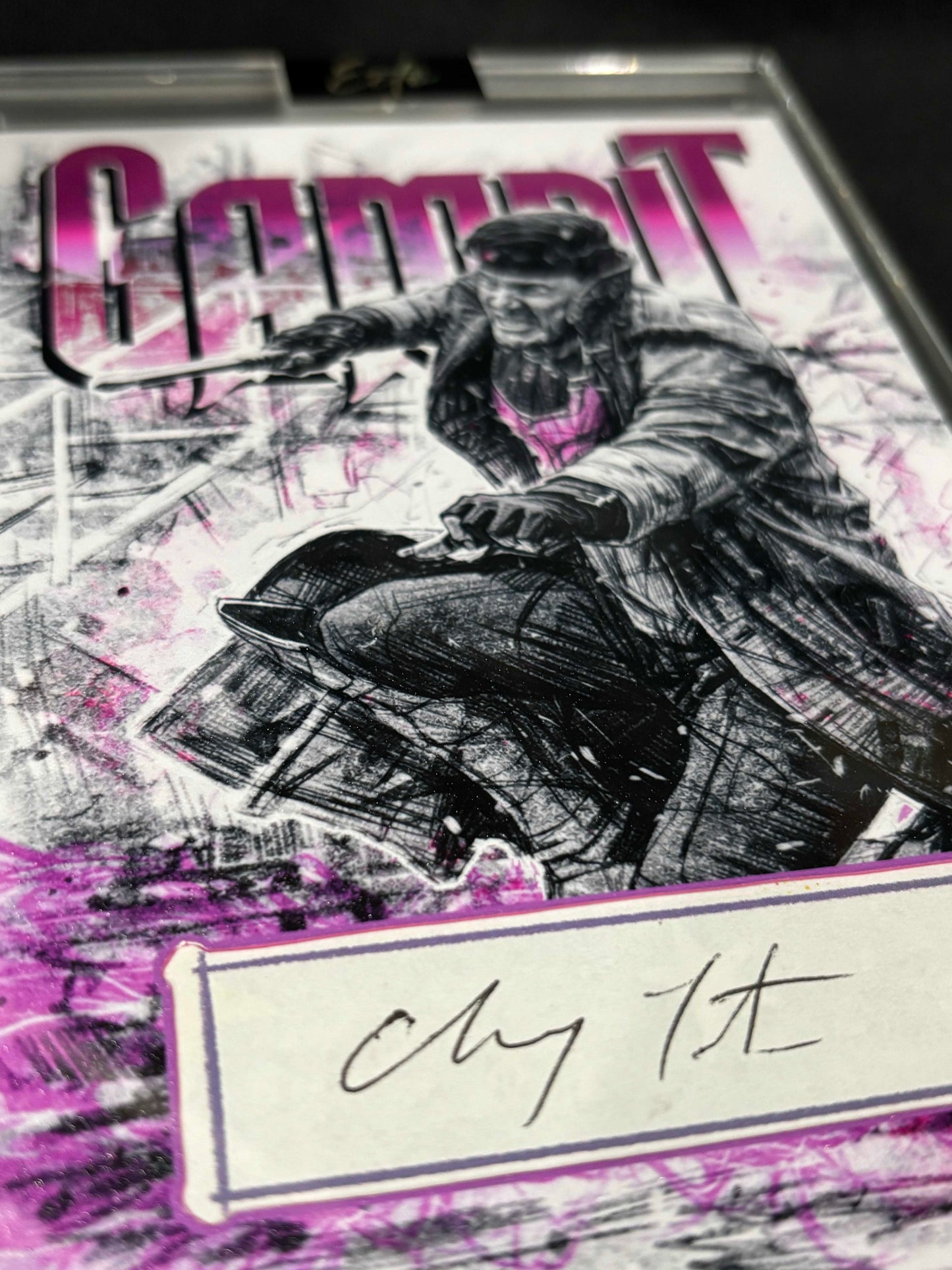 Channing Tatum – Gambit Cut Signature 1/1 – Deadpool & Wolverine (4x6 Ecto Selecto Art Card)