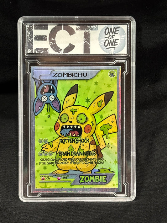 Zombichu – Ecto Horror Parody Card Set (1/1 Variants – Signed + Slabbed)
