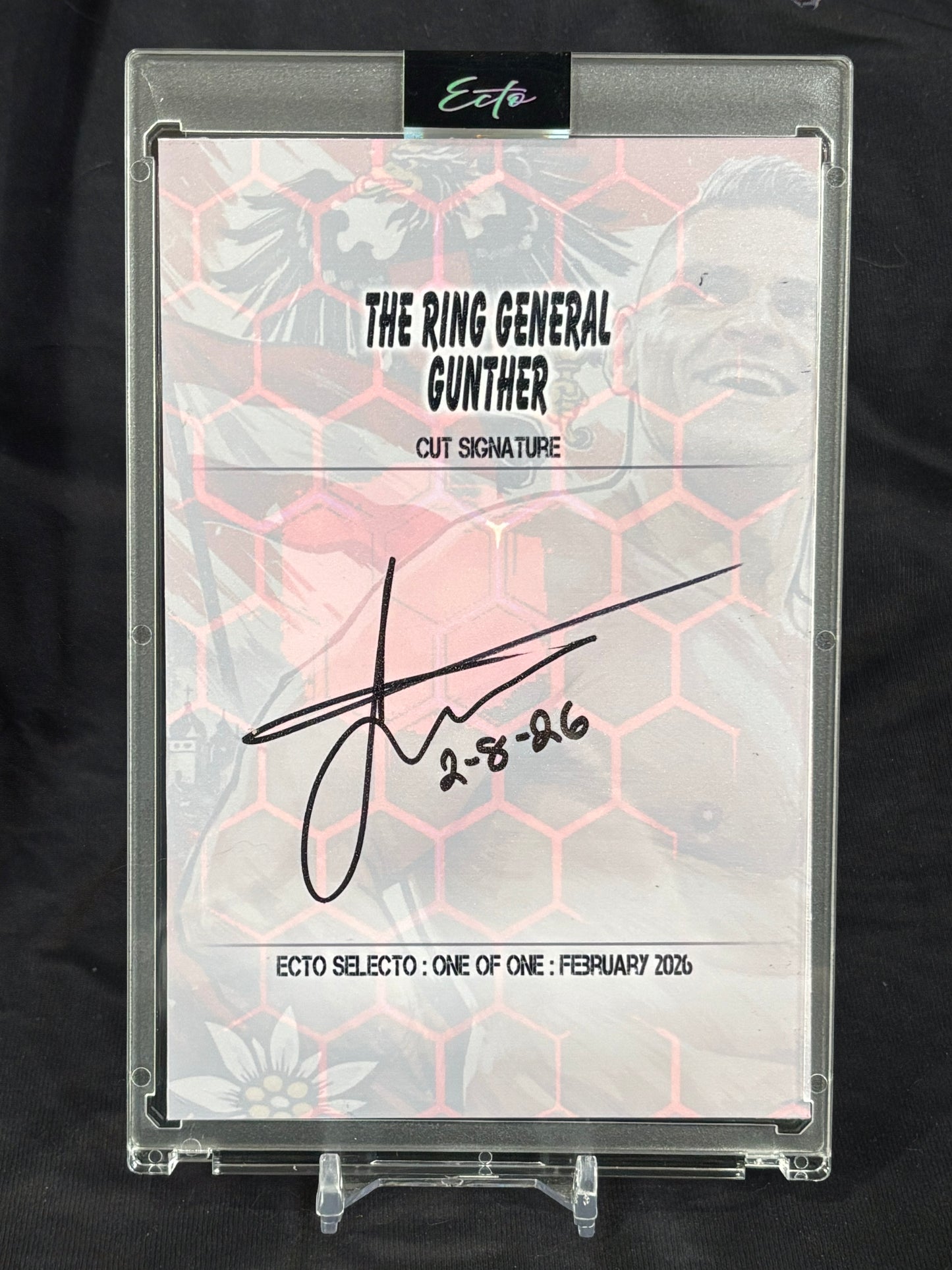 Gunther – Custom 4x6 Cut Signature Card – Ecto Selecto Art Card – 1/1