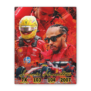 Lewis Hamilton Canvas Print – Legendary Legacy Series