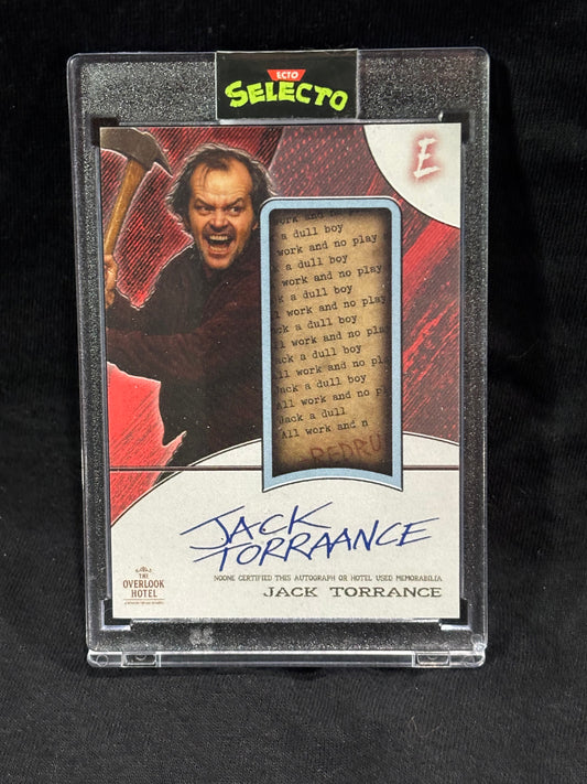 Jack Torrance – "Overlook Relic" – (Ecto Selecto Horror Parody Card)