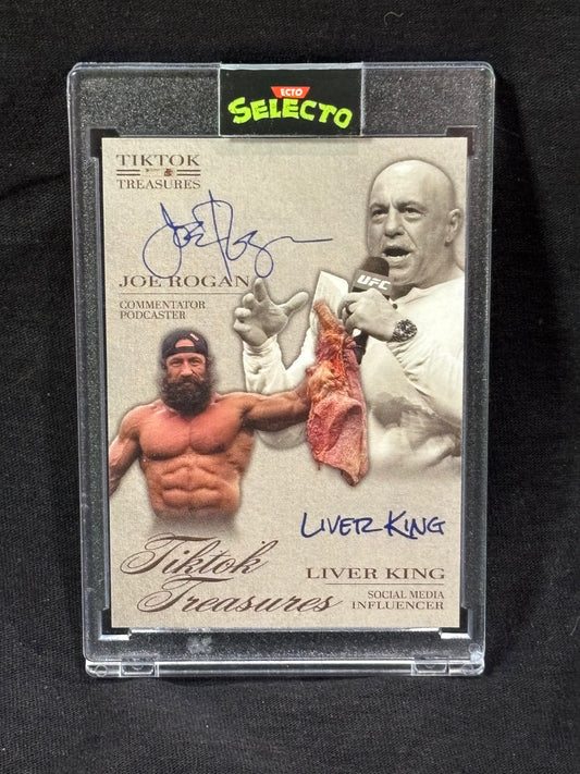 TikTok Treasures: Joe Rogan x Liver King – ECTO Selecto Parody Card