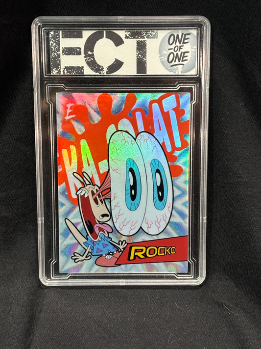Rocko – "Ka-Splat" – (Boom-Verse 1/1 Custom Card + 8x10 Companion)