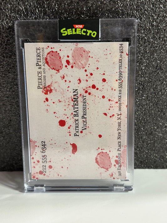 Custom Art Card - Patrick Bateman “American Psycho” Tribute by Ecto Selecto - Base & Holo Limited /5