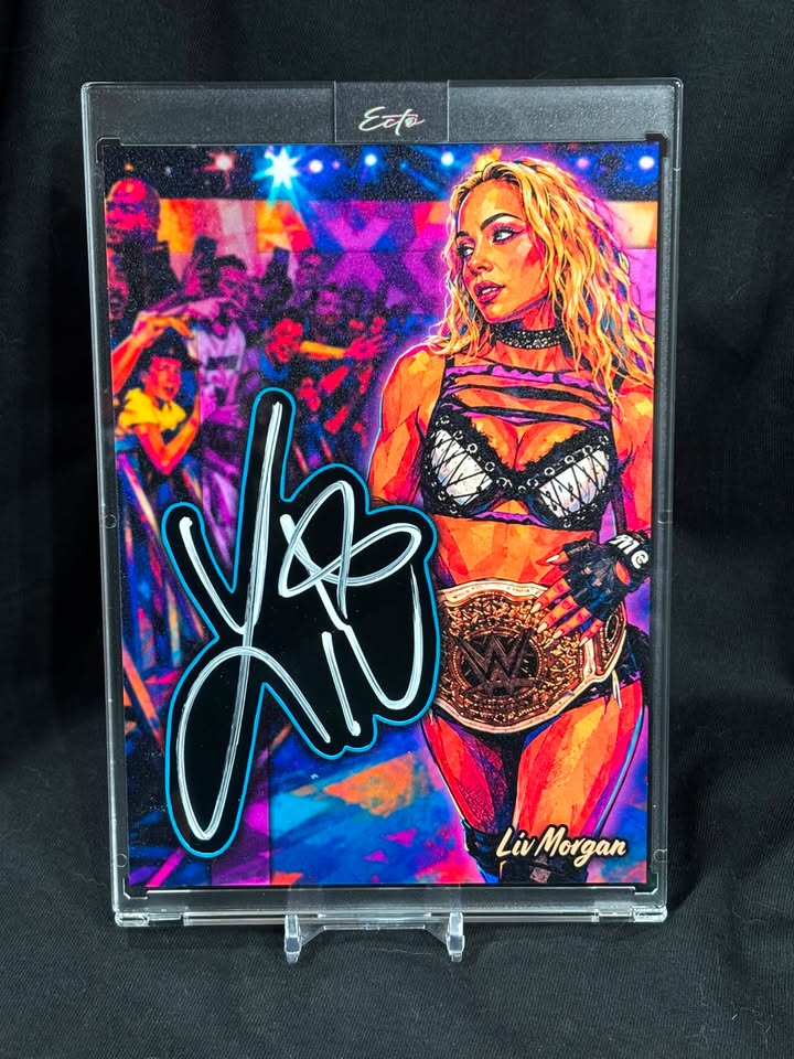 Liv Morgan JSA Authenticated Cut Signature | Original 5×7 Art Card 1/1