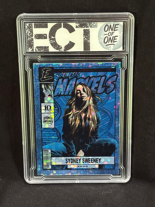 Sydney Sweeney – “Genetic Marvels” (Power Stance Variant) – (Ecto 1/1 Holo Art Cards)
