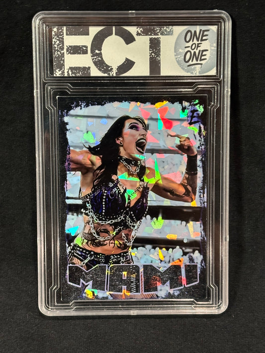 MAMI – "Cracked Ice Holofoil 1/1 Set" – (Ecto Selecto Custom Wrestling Cards)