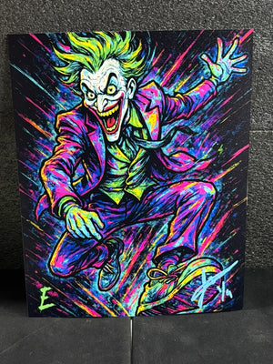 “The Clown Drop” – Joker Custom Collage Art Card /9 Base + 1/1 Holo Variant