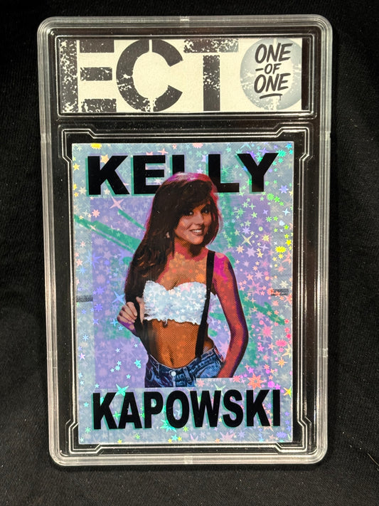 Kelly Kapowski – "Saved by the Bell Tribute" – (1/1 Custom Card & 8x10)
