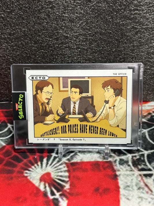 The Office “Bill Buttlicker” Ghibli-Style Art Card – Ecto Selecto /50 – Season 5, Episode 7