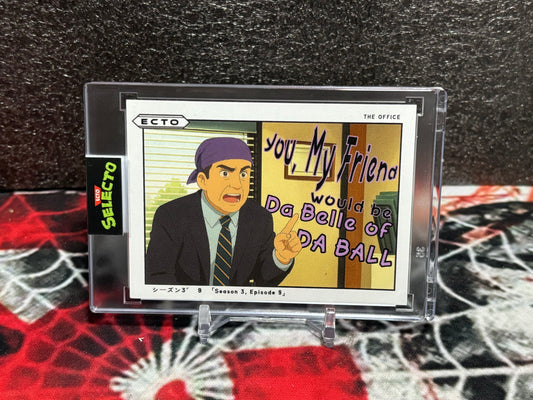The Office “Prison Mike” Ghibli-Style Art Card – Ecto Selecto /50 – Season 3, Episode 9