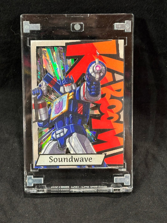 Soundwave – "Kaboom Shadow Box" (Blender of Zombies Collab) – (1/1 Custom Card)