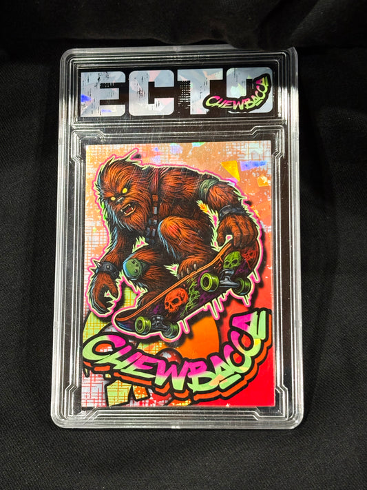 Chewbacca – “Skater Wookie” – (Ecto Custom 1/1 Card Set)