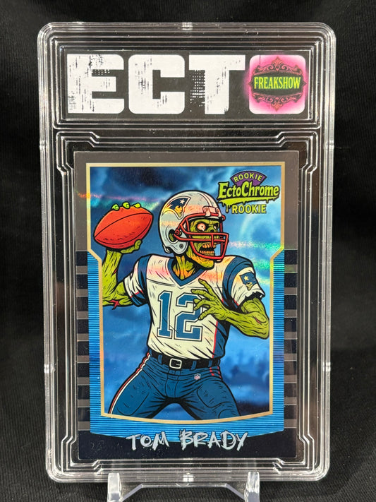 Tom Brady – “EctoChrome Rookie” – Freakshow Series – (Ecto Custom Art Slab)