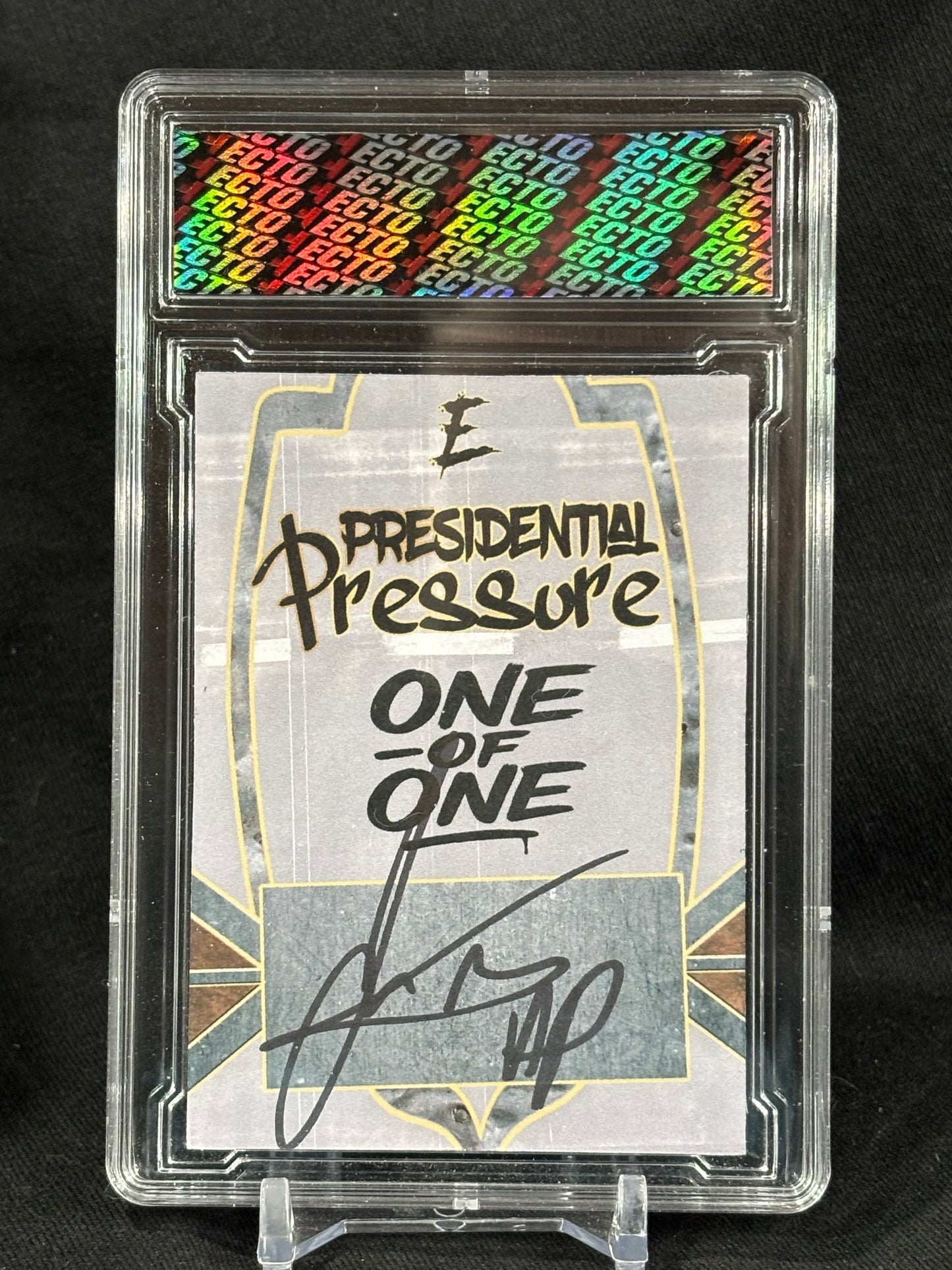 Abraham Lincoln – "Presidential Pressure" – (1/1 Custom Art Card)