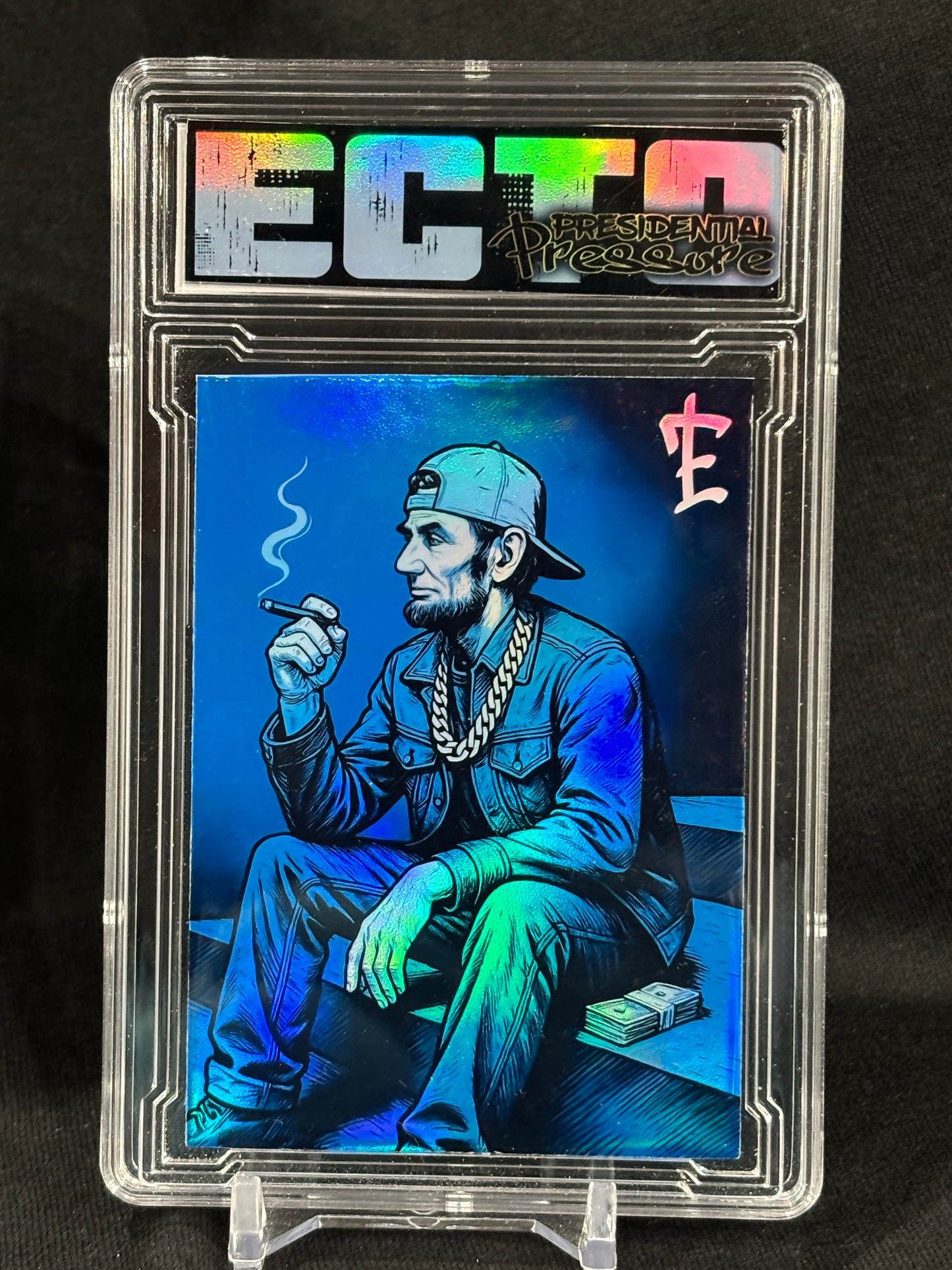 Abraham Lincoln – "Presidential Pressure" – (1/1 Custom Art Card)