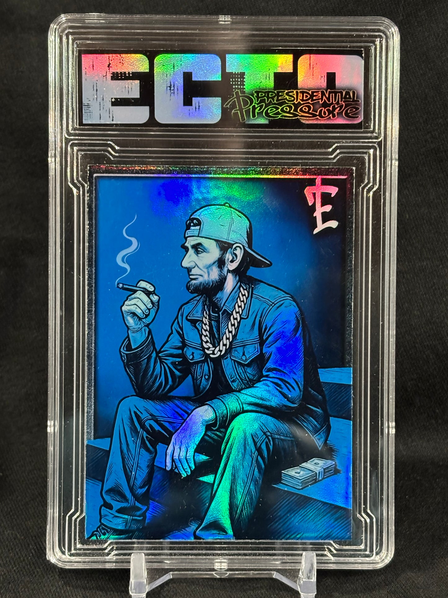 Abraham Lincoln – "Presidential Pressure" – (1/1 Custom Art Card)