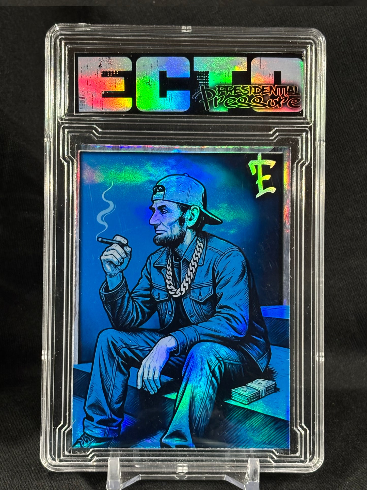 Abraham Lincoln – "Presidential Pressure" – (1/1 Custom Art Card)