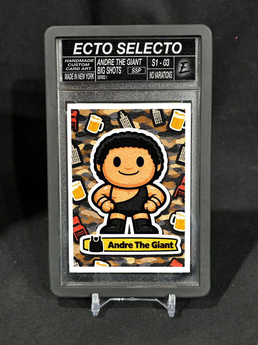 Andre the Giant – Big Shots Series 1 – Ecto Selecto Mascot Art Card (SSP)
