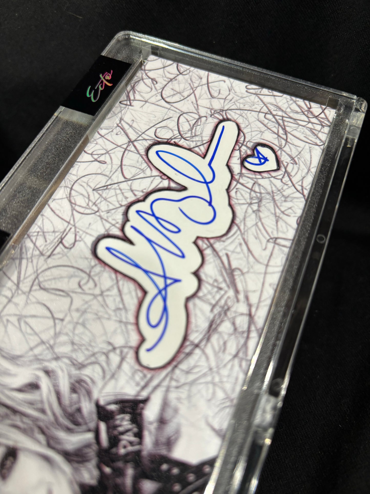 Alexa Bliss — Cut Signature Horizontal Display — 1/1 (Ecto Cut Signature Collection)
