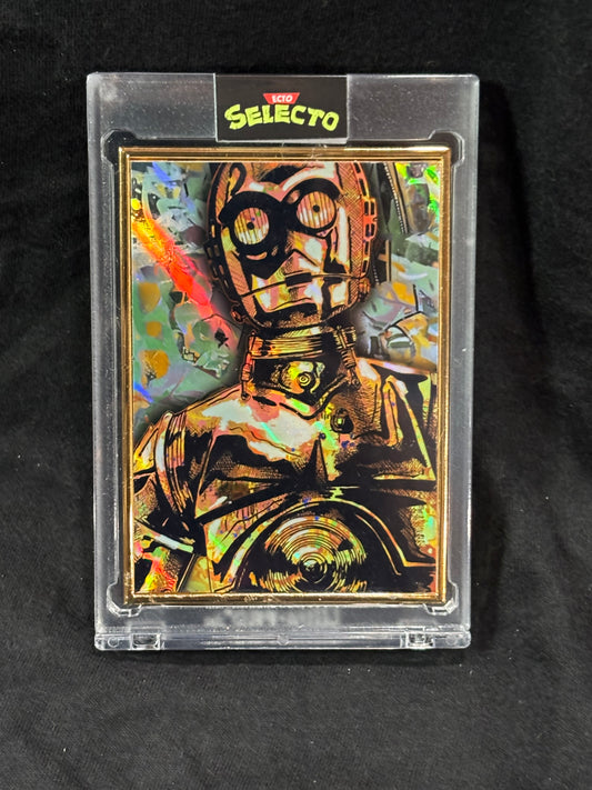 C-3PO – "Galactic Icons" – Custom Gold Frame & Variants – (1/1 Collection)